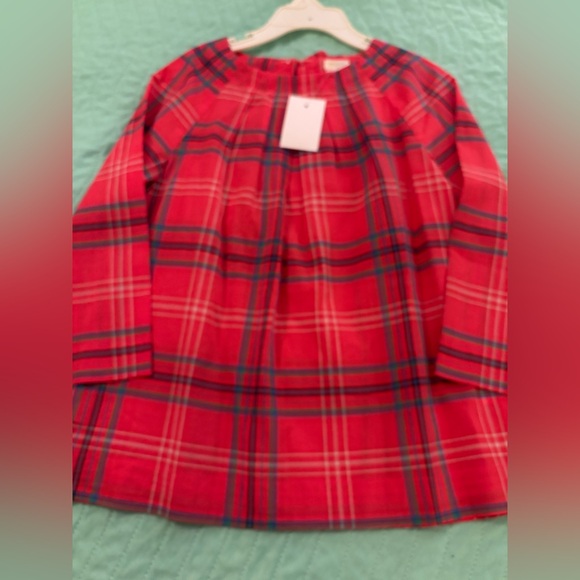 Crewcuts size 6-7 cotton plaid blouse NWT - Picture 5 of 10